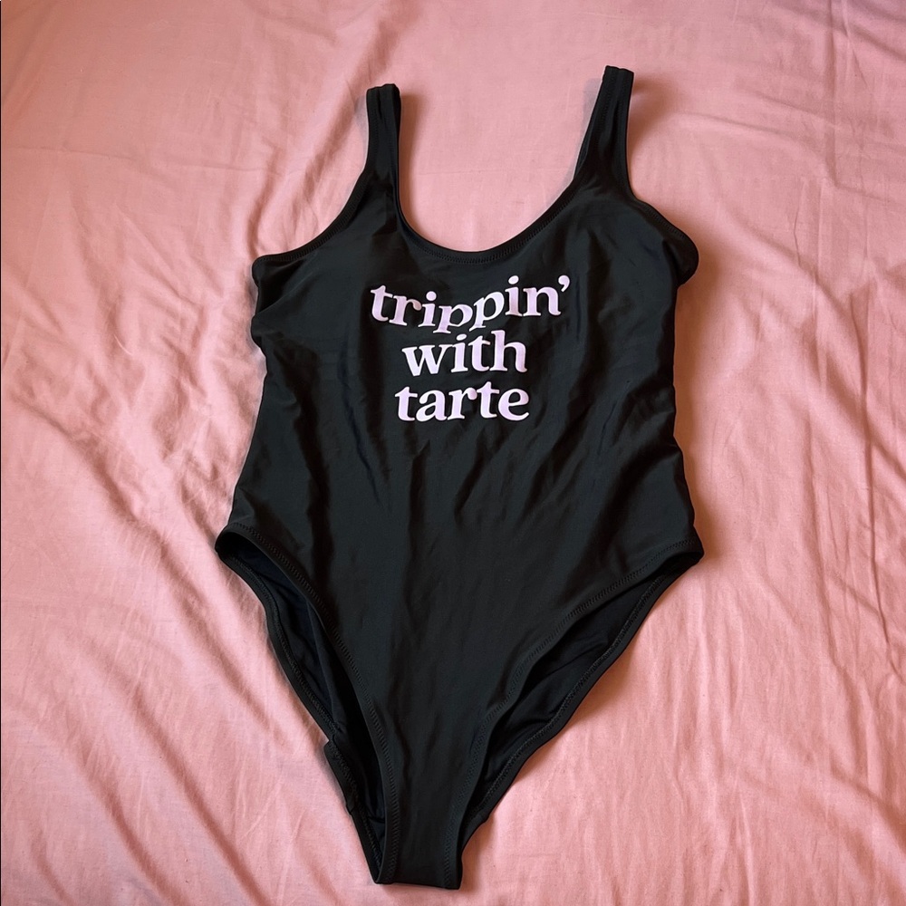 trippin with tarte Black One-Piece Swimsuit